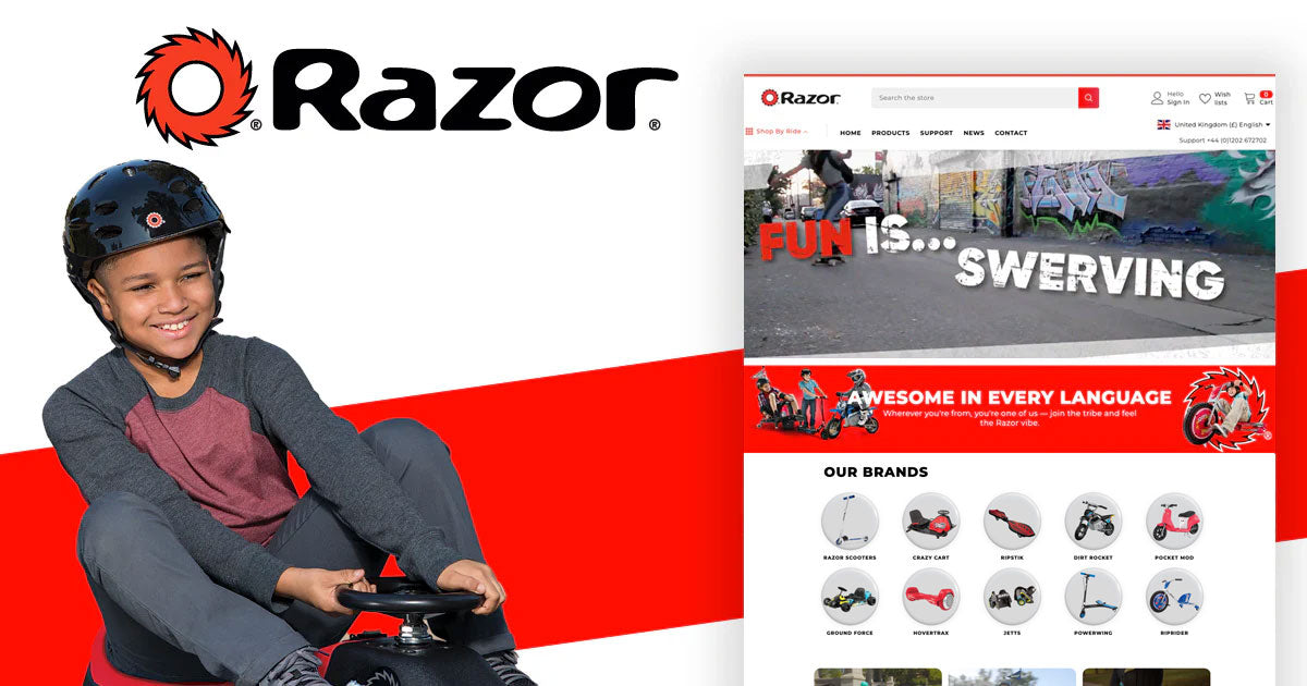 Stuff For Razor Riding Razor EMEA | Electric Scooters, Ride-Ons & More